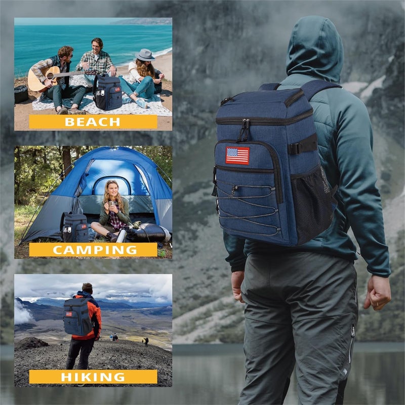 ATRIPACK Tactical Backpack Cooler, 25L Cooler Backpack Insulated Leak-Proof, Heavy Duty Large Lunch Backpack, Waterproof Ice Chest Backpack for Men Women Adults Work Daytrip Camping Beach Hiking Accessories - Image 2